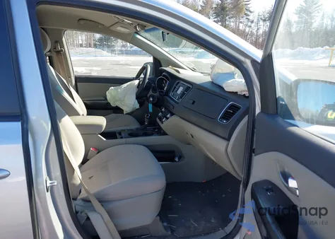 2016 Kia Sedona Lx из США, поврежденный, VIN KNDMB5C1XG6158009